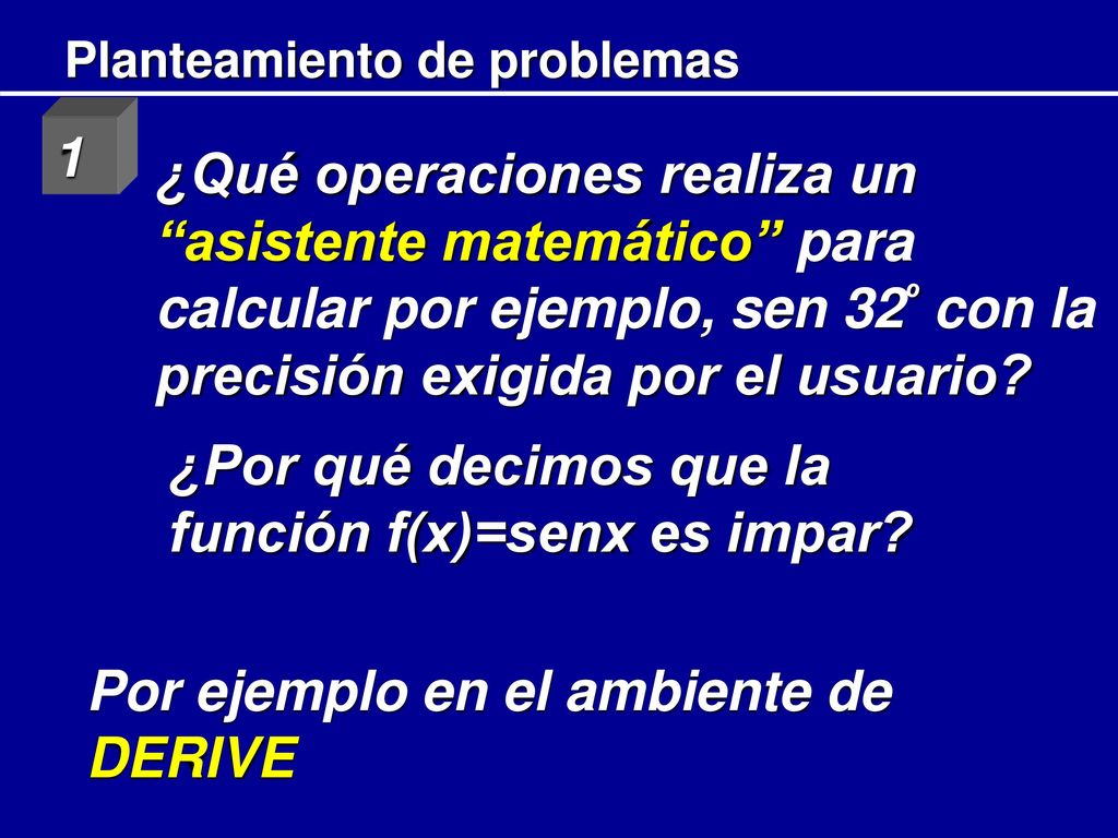 ¿Por qué decimos que la función f(x)=senx es impar