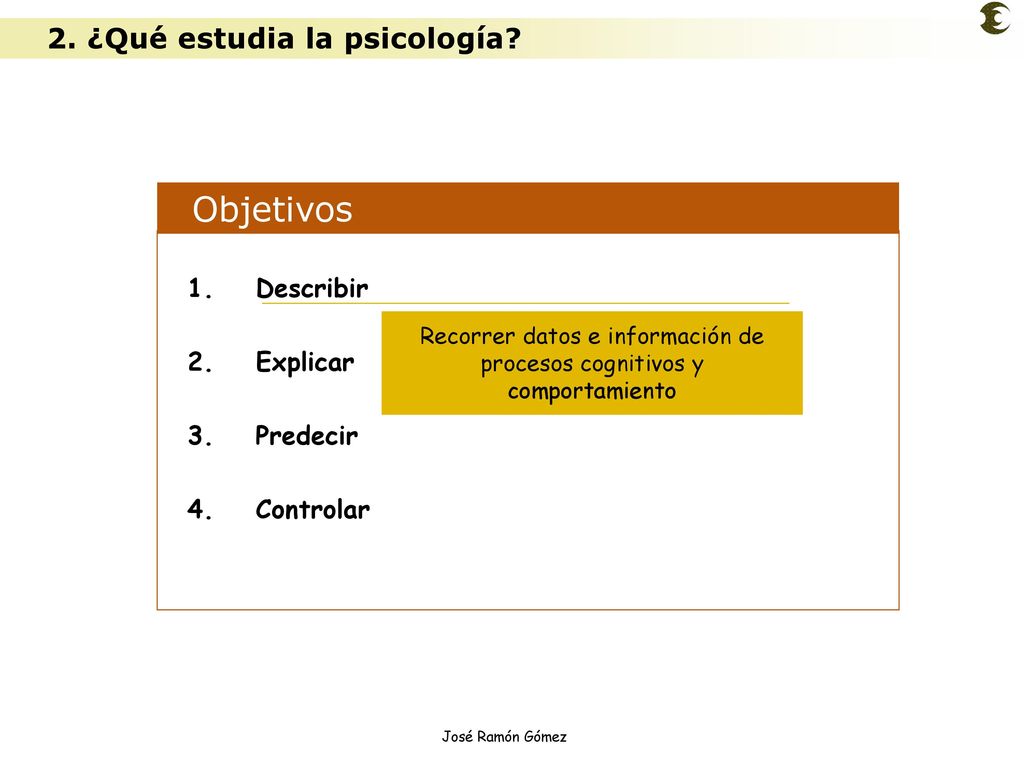 Recorrer datos e información de procesos cognitivos y comportamiento