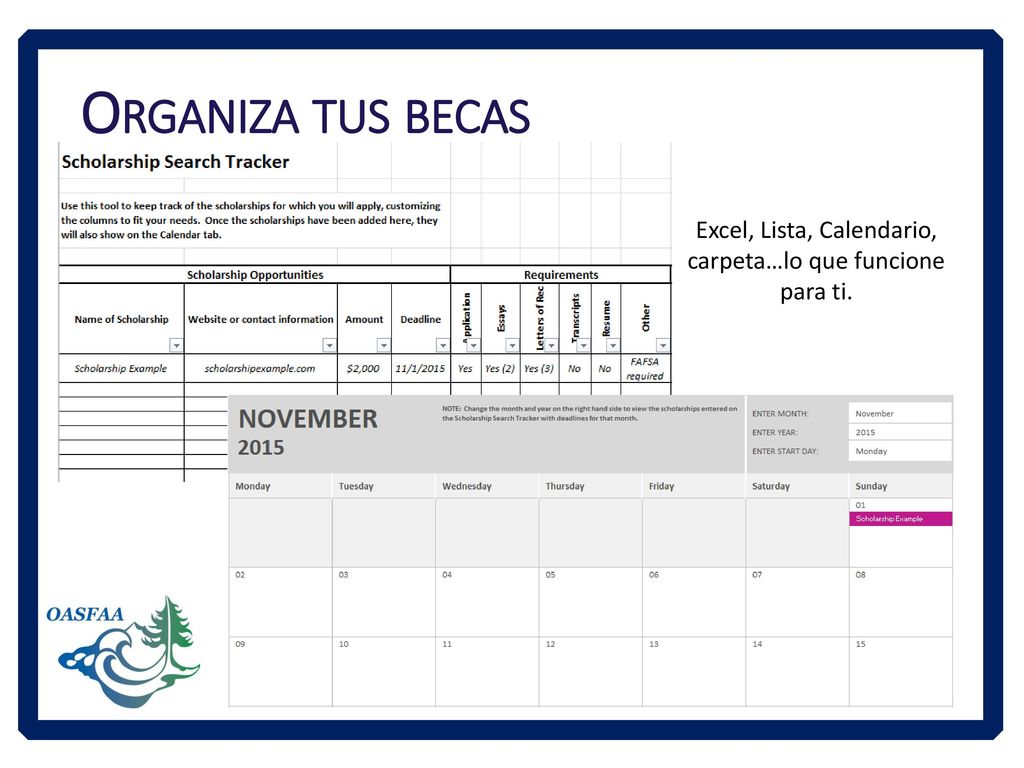 Excel, Lista, Calendario, carpeta…lo que funcione para ti.