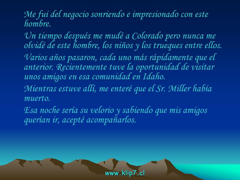 Mientras estuve allí, me enteré que el Sr. Miller había muerto.