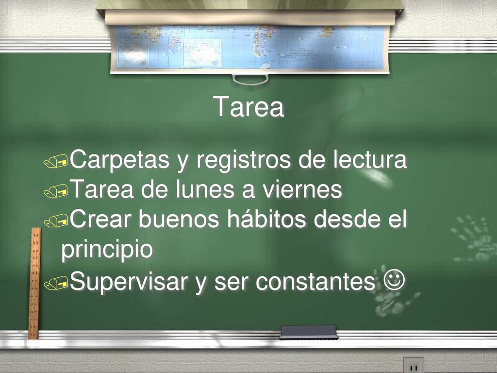 Tarea Carpetas y registros de lectura Tarea de lunes a viernes