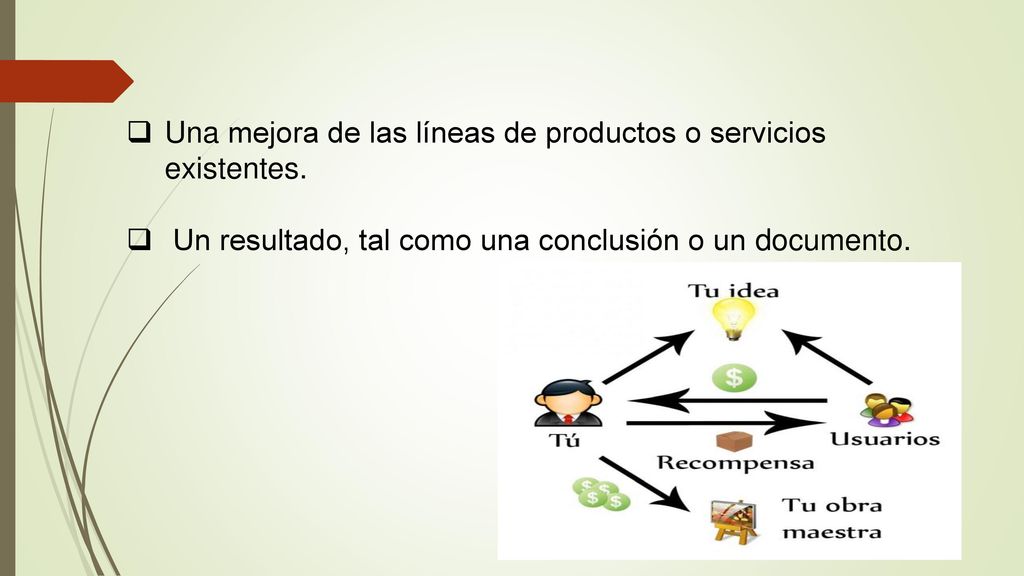 Una mejora de las líneas de productos o servicios existentes.
