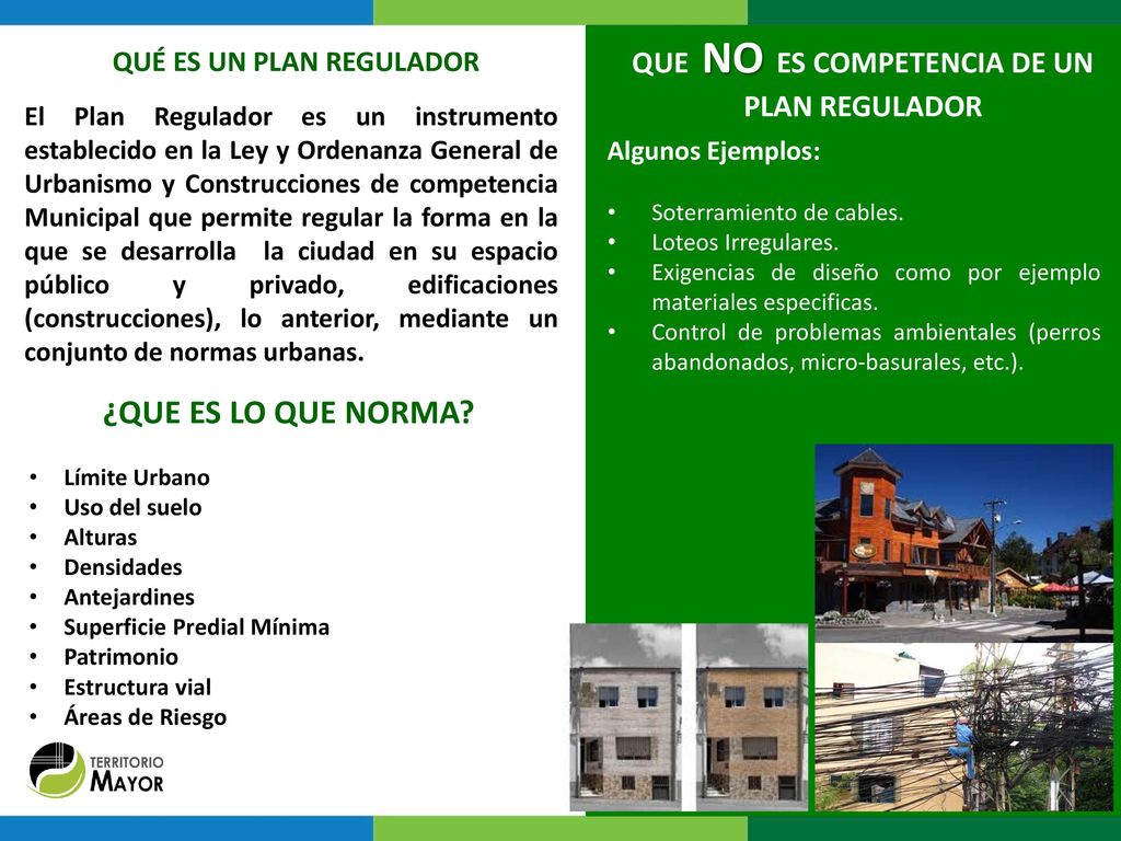 QUE NO ES COMPETENCIA DE UN PLAN REGULADOR QUÉ ES UN PLAN REGULADOR