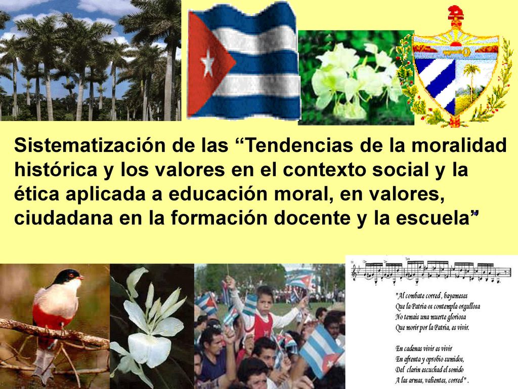 Sistematización de las Tendencias de la moralidad histórica y los valores en el contexto social y la ética aplicada a educación moral, en valores, ciudadana en la formación docente y la escuela