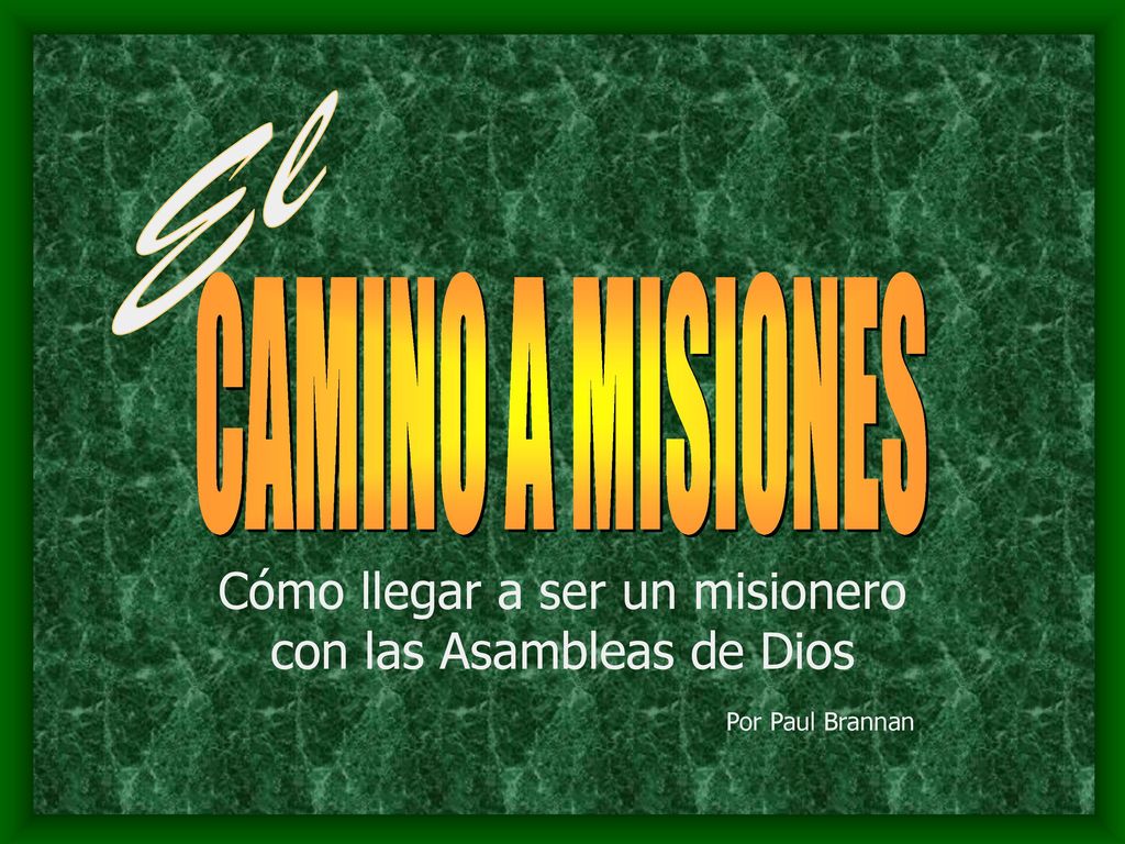Cómo llegar a ser un misionero con las Asambleas de Dios