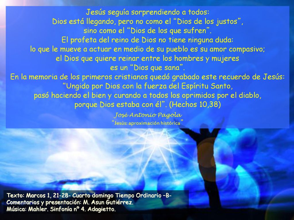 El profeta del reino de Dios no tiene ninguna duda: