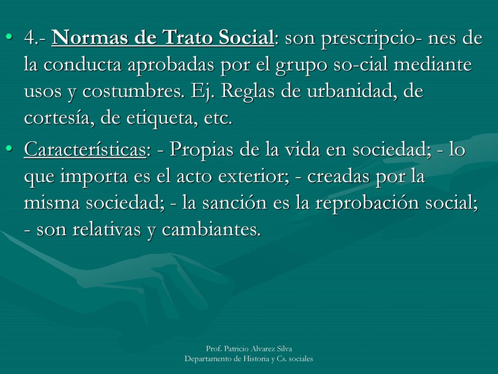 Prof. Patricio Alvarez Silva Departamento de Historia y Cs. sociales