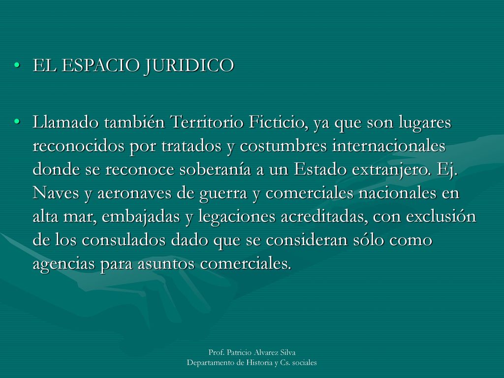 Prof. Patricio Alvarez Silva Departamento de Historia y Cs. sociales