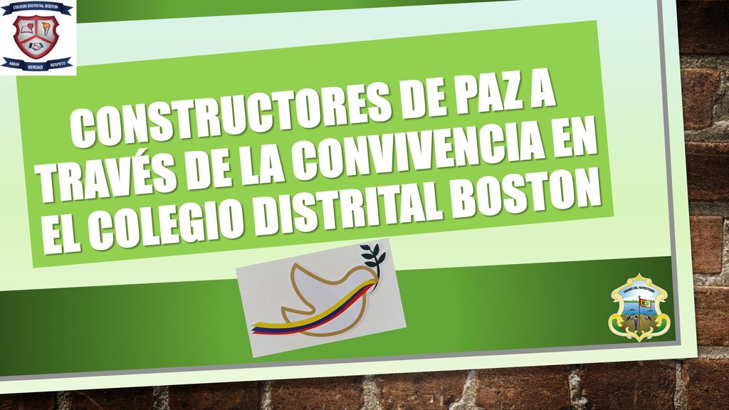 Constructores de paz a través de la convivencia en el colegio distrital boston