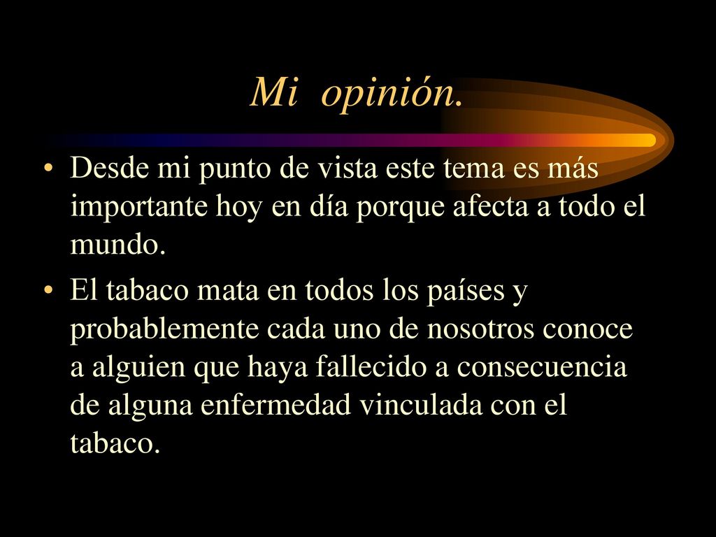 Mi opinión. Desde mi punto de vista este tema es más importante hoy en día porque afecta a todo el mundo.