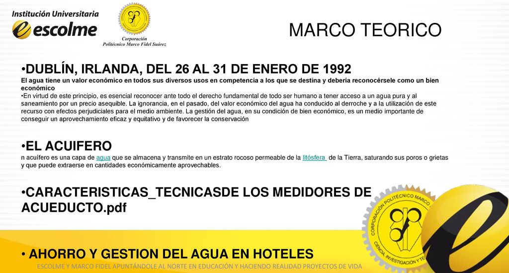 MARCO TEORICO DUBLÍN, IRLANDA, DEL 26 AL 31 DE ENERO DE 1992