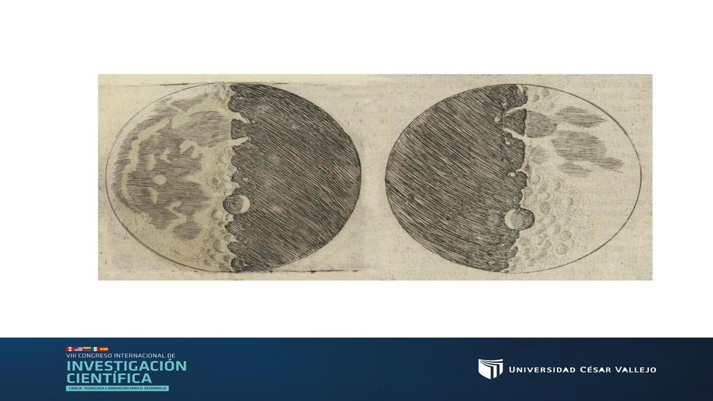 Galileo concluyó que la luna no era como se creía.