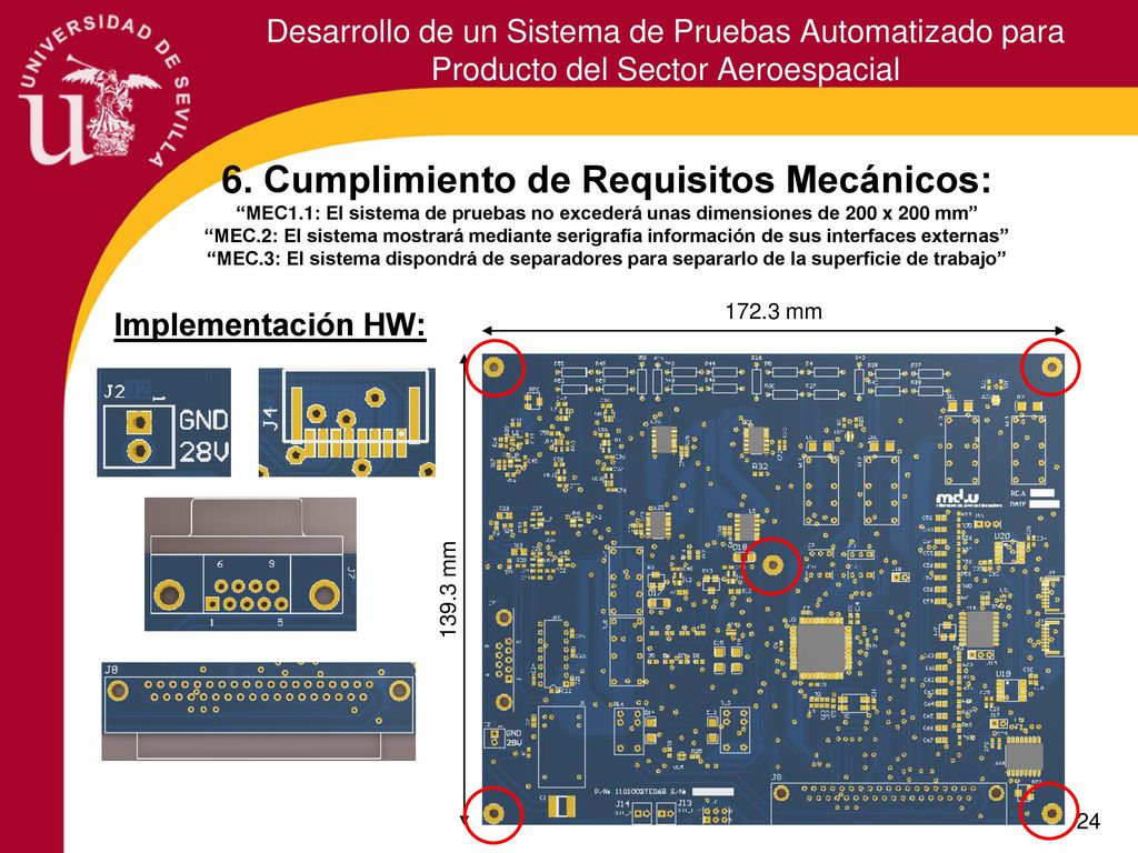 Desarrollo de un Sistema de Pruebas Automatizado para Producto del Sector Aeroespacial