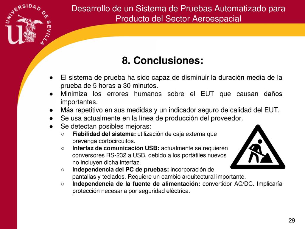 Desarrollo de un Sistema de Pruebas Automatizado para Producto del Sector Aeroespacial