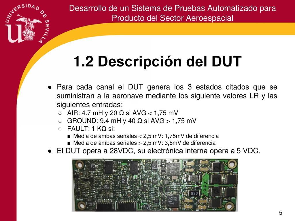 Desarrollo de un Sistema de Pruebas Automatizado para Producto del Sector Aeroespacial