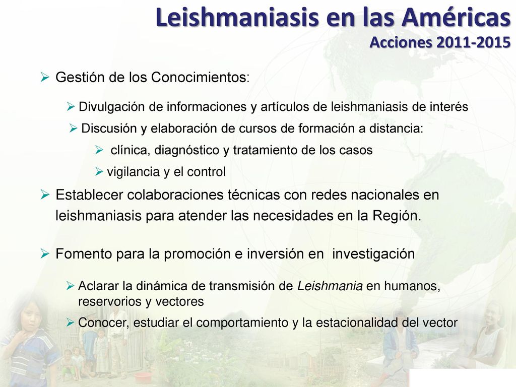 Divulgación de informaciones y artículos de leishmaniasis de interés
