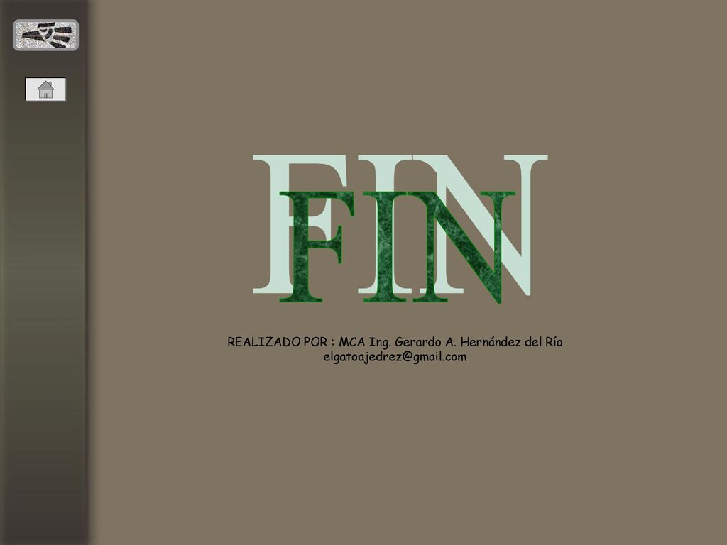 REALIZADO POR : MCA Ing. Gerardo A. Hernández del Río