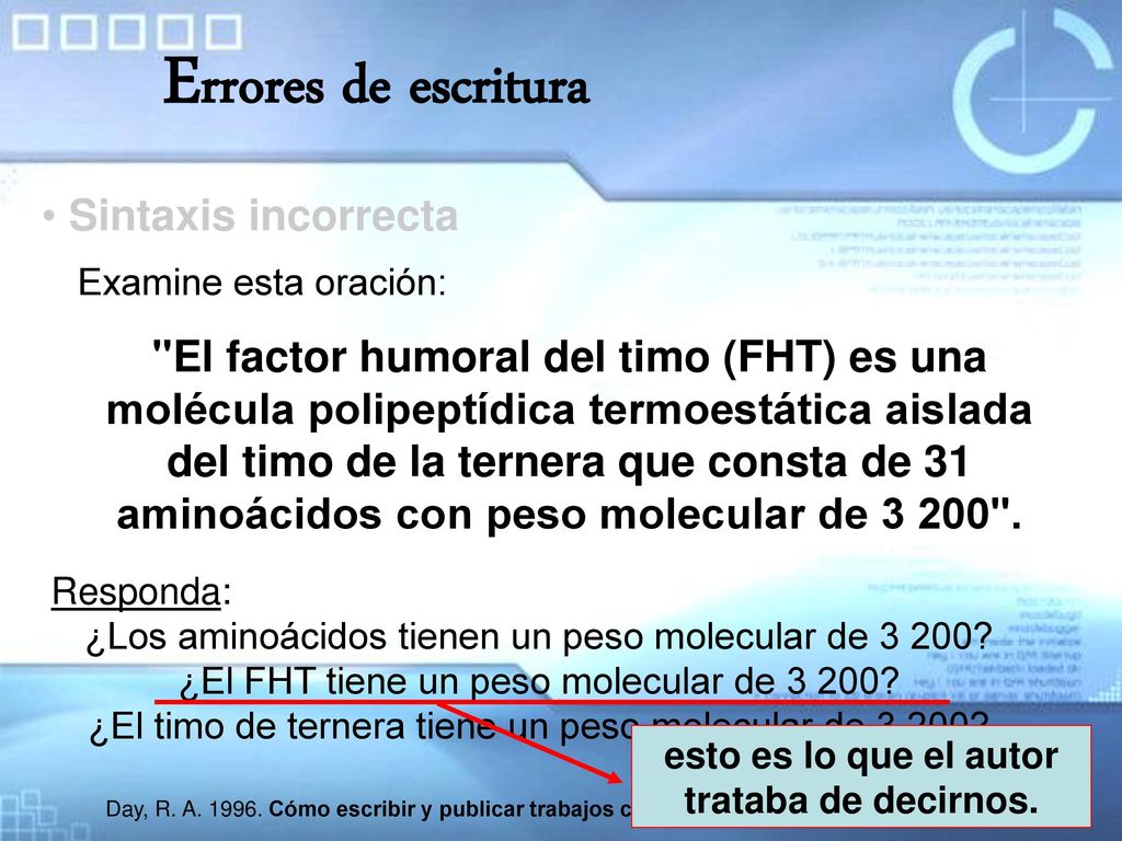 esto es lo que el autor trataba de decirnos.