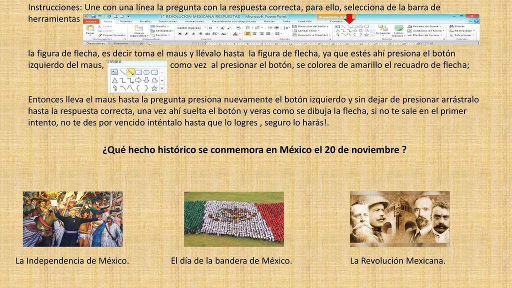 ¿Qué hecho histórico se conmemora en México el 20 de noviembre