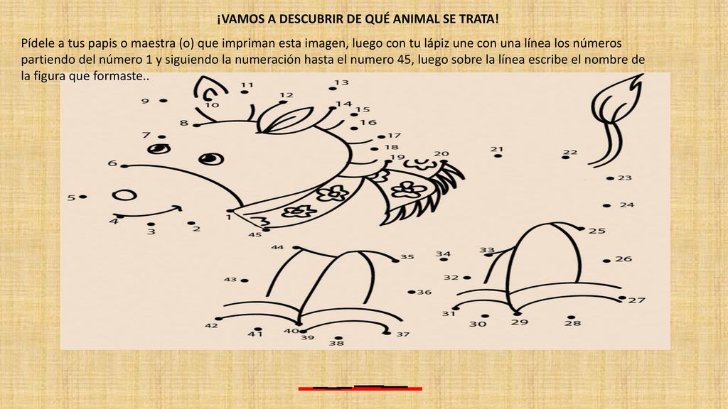 _ _ _ _ _ _ _ ¡VAMOS A DESCUBRIR DE QUÉ ANIMAL SE TRATA!