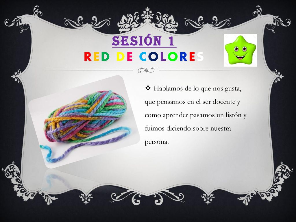 Sesión 1 red de colores