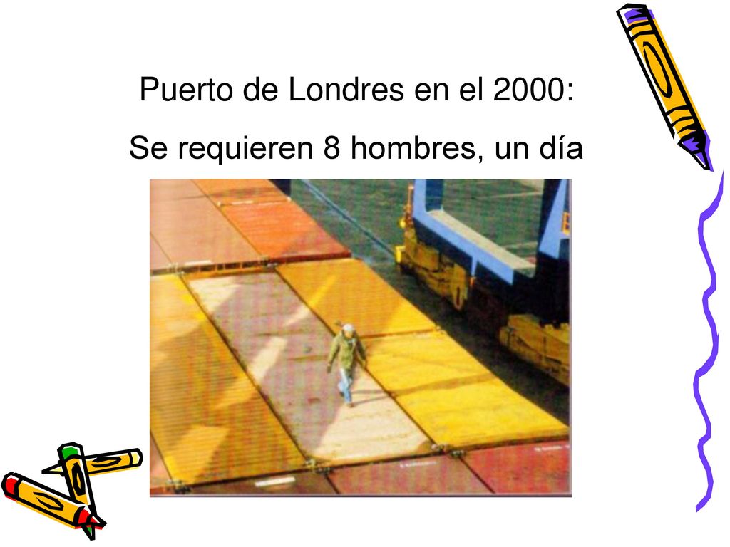 Puerto de Londres en el 2000: Se requieren 8 hombres, un día