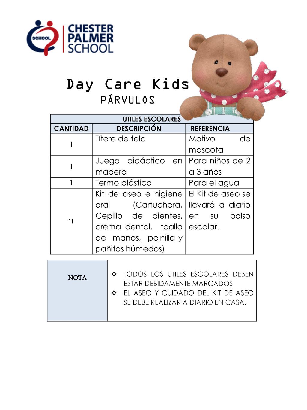 Day Care Kids PÁRVULOS NOTA Títere de tela Motivo de mascota