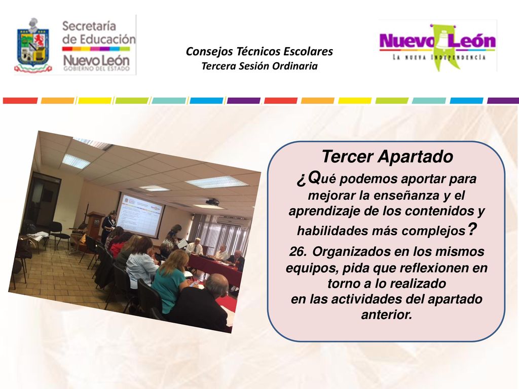 Tercer Apartado ¿Qué podemos aportar para mejorar la enseñanza y el