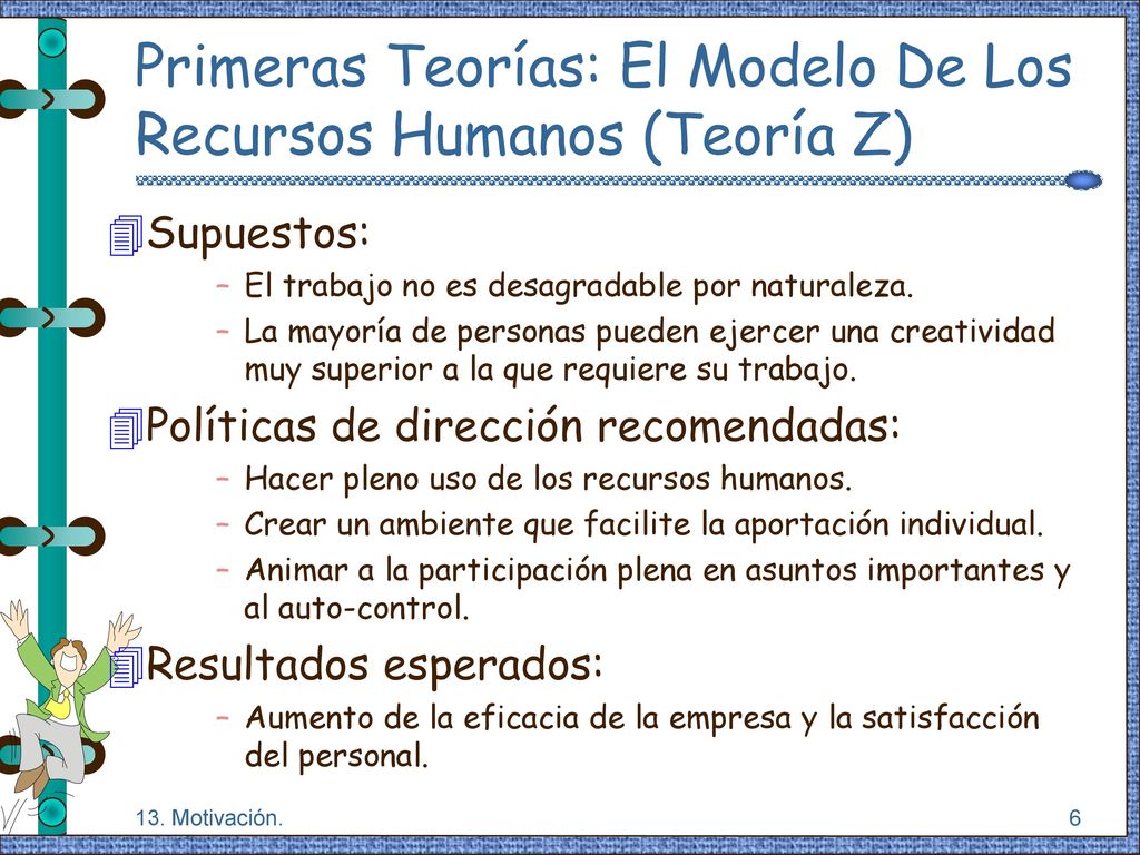 Primeras Teorías: El Modelo De Los Recursos Humanos (Teoría Z)