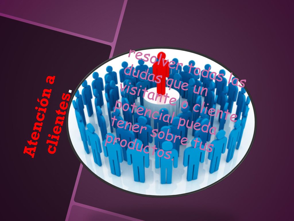 resolver todas las dudas que un visitante o cliente potencial pueda tener sobre tus productos.