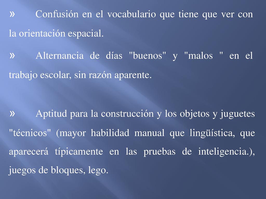 » Confusión en el vocabulario que tiene que ver con la orientación espacial.