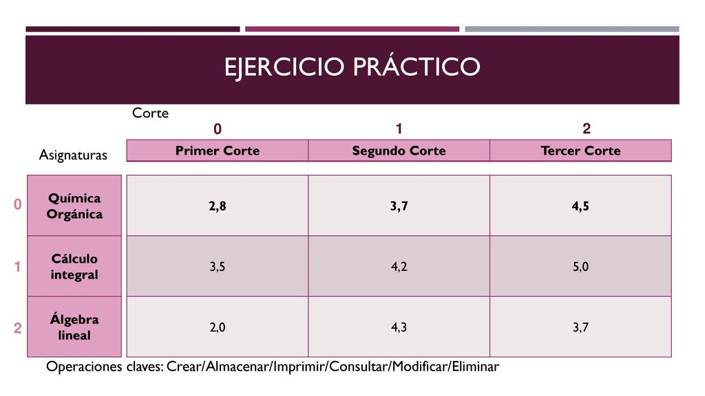 Ejercicio Práctico Corte 1 2 Asignaturas 1 2