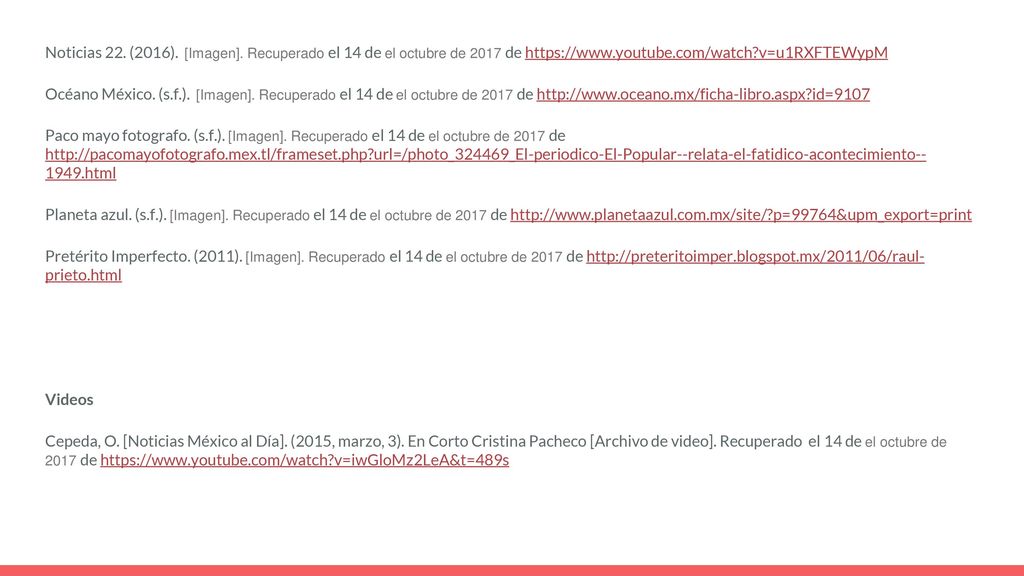 Noticias 22. (2016). [Imagen]. Recuperado el 14 de el octubre de 2017 de   v=u1RXFTEWypM