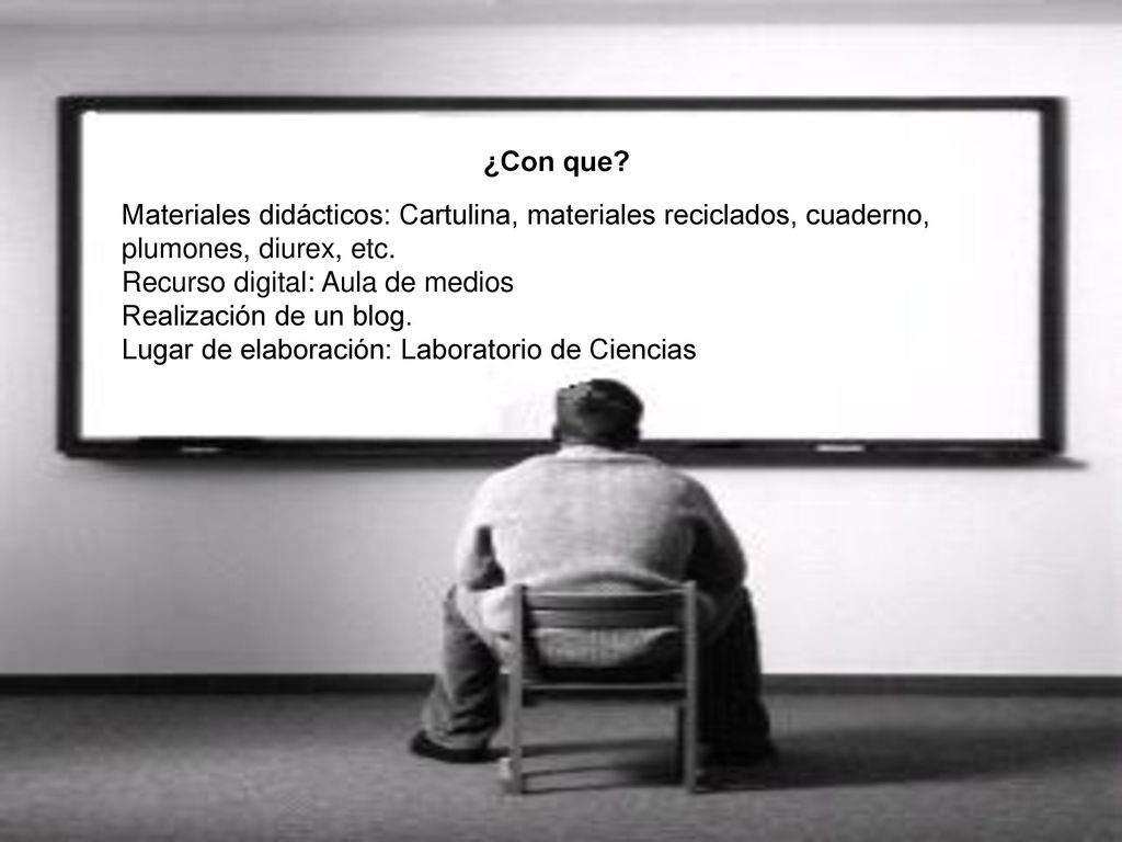 ¿Con que Materiales didácticos: Cartulina, materiales reciclados, cuaderno, plumones, diurex, etc.
