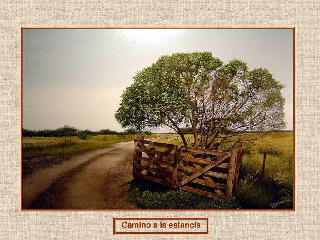 Camino a la estancia