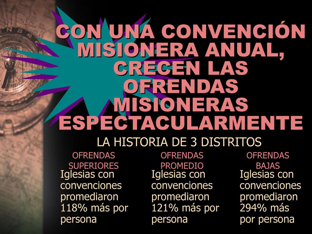 CON UNA CONVENCIÓN MISIONERA ANUAL, CRECEN LAS OFRENDAS MISIONERAS ESPECTACULARMENTE