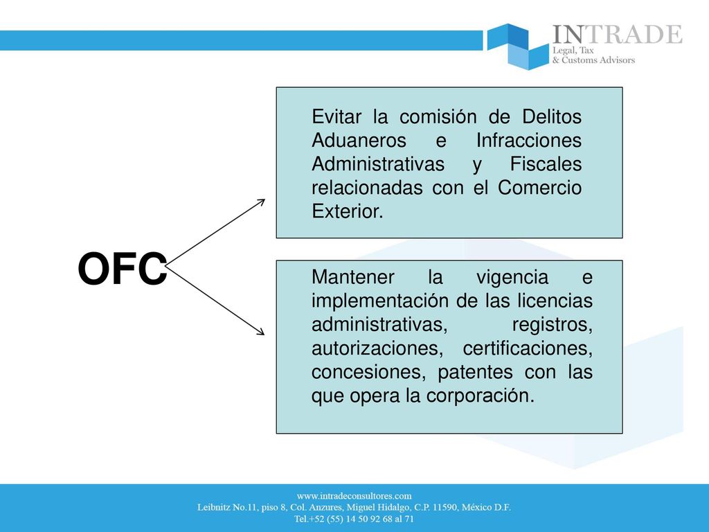 Evitar la comisión de Delitos Aduaneros e Infracciones Administrativas y Fiscales relacionadas con el Comercio Exterior.