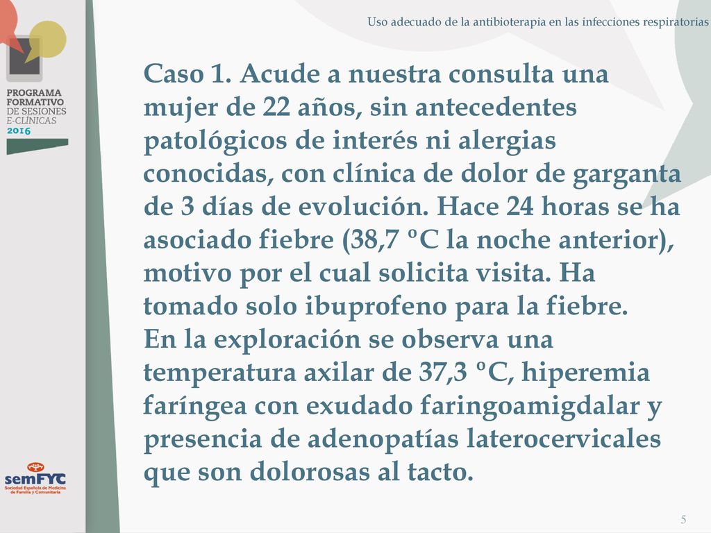 Uso adecuado de la antibioterapia en las infecciones respiratorias