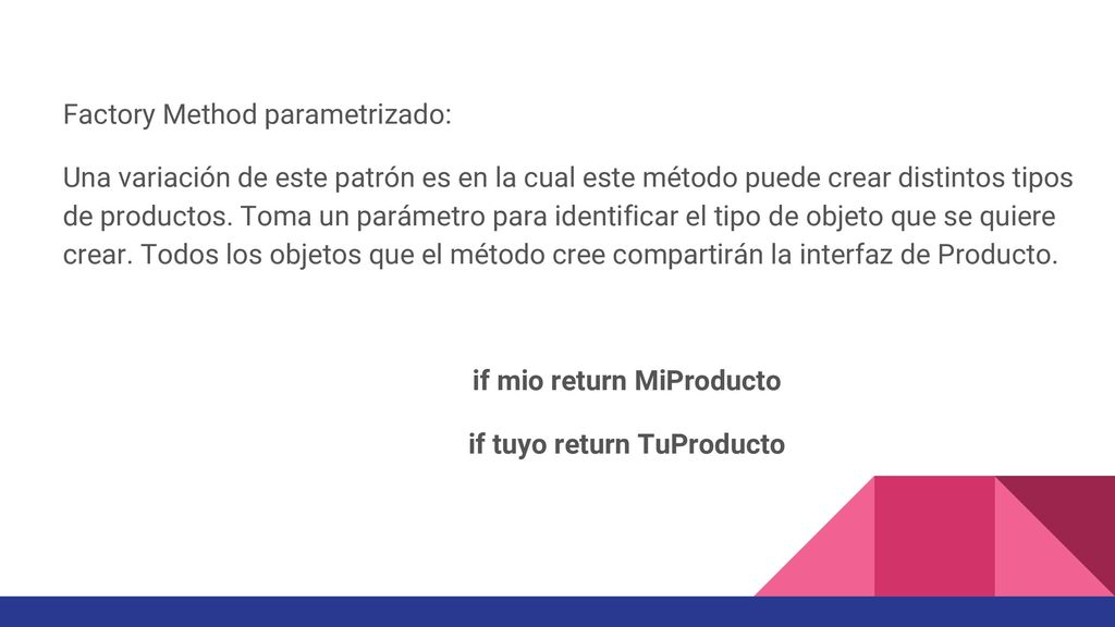 if tuyo return TuProducto