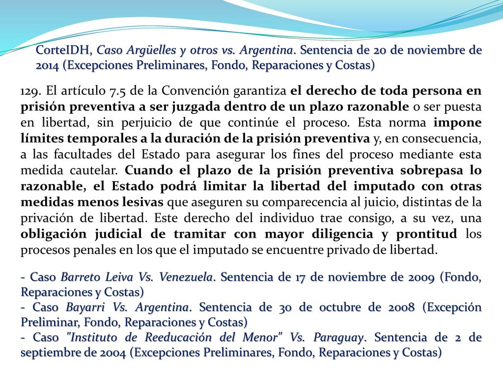 CorteIDH, Caso Argüelles y otros vs. Argentina