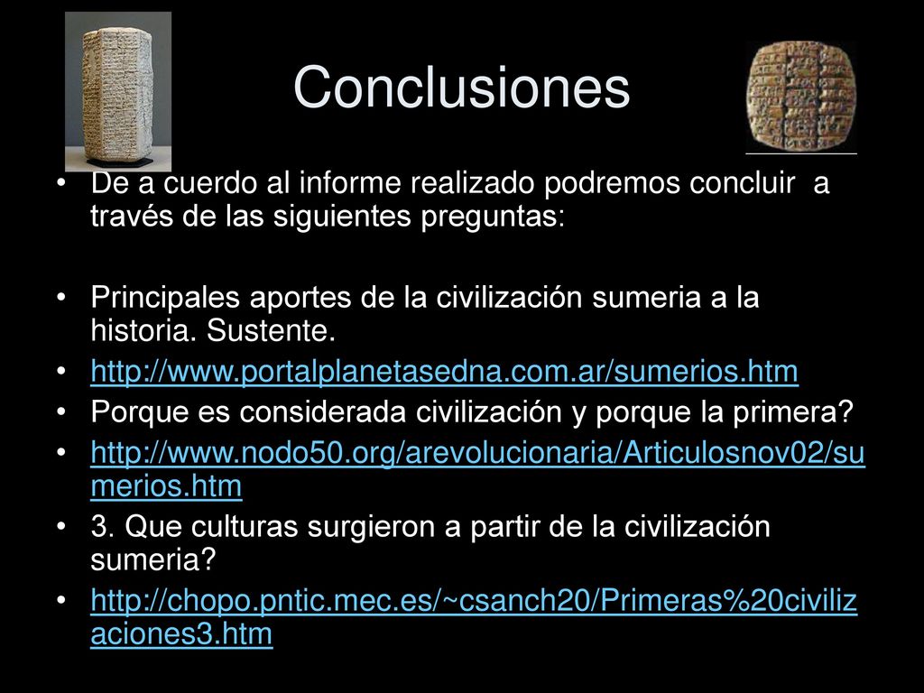 Conclusiones De a cuerdo al informe realizado podremos concluir a través de las siguientes preguntas: