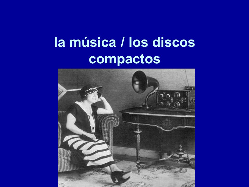 la música / los discos compactos