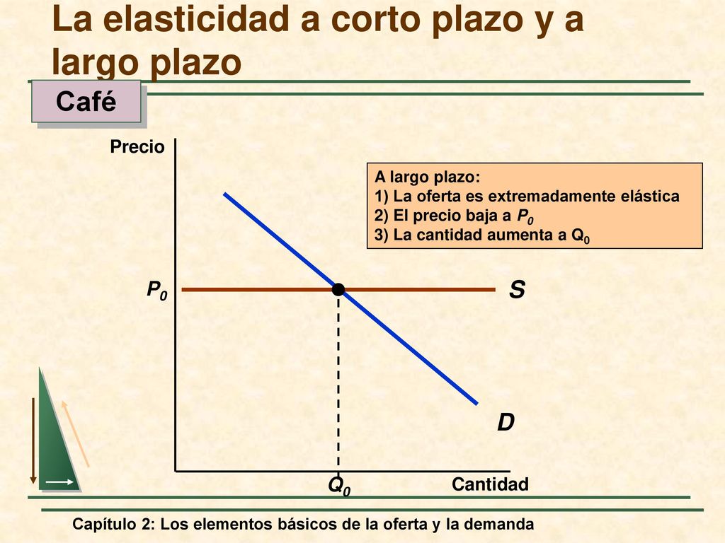 La elasticidad a corto plazo y a largo plazo