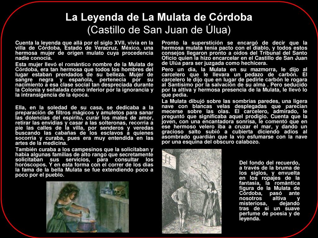 La Leyenda de La Mulata de Córdoba (Castillo de San Juan de Úlua)