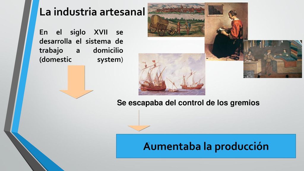 Se escapaba del control de los gremios Aumentaba la producción