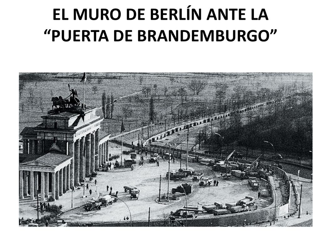 EL MURO DE BERLÍN ANTE LA PUERTA DE BRANDEMBURGO