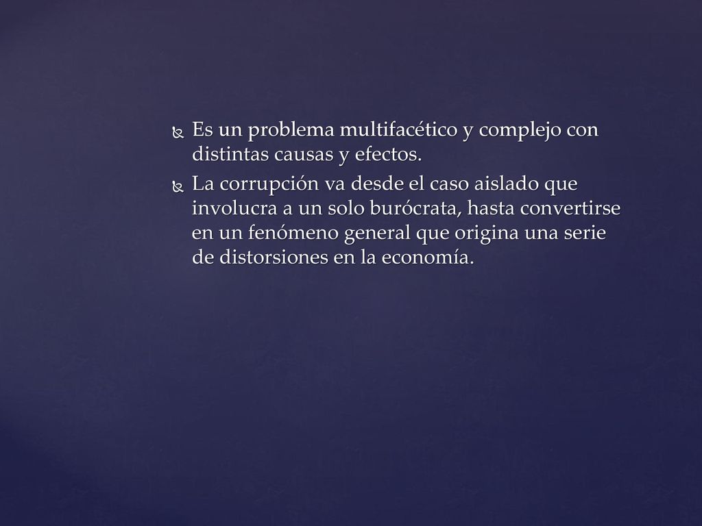 Es un problema multifacético y complejo con distintas causas y efectos.