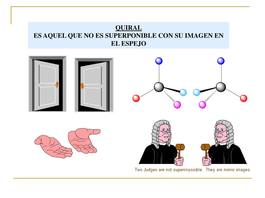 ES AQUEL QUE NO ES SUPERPONIBLE CON SU IMAGEN EN EL ESPEJO