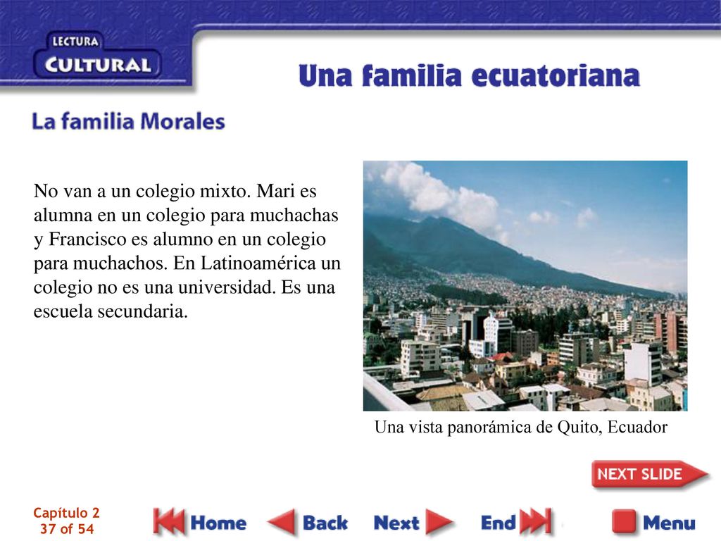 No van a un colegio mixto. Mari es alumna en un colegio para muchachas