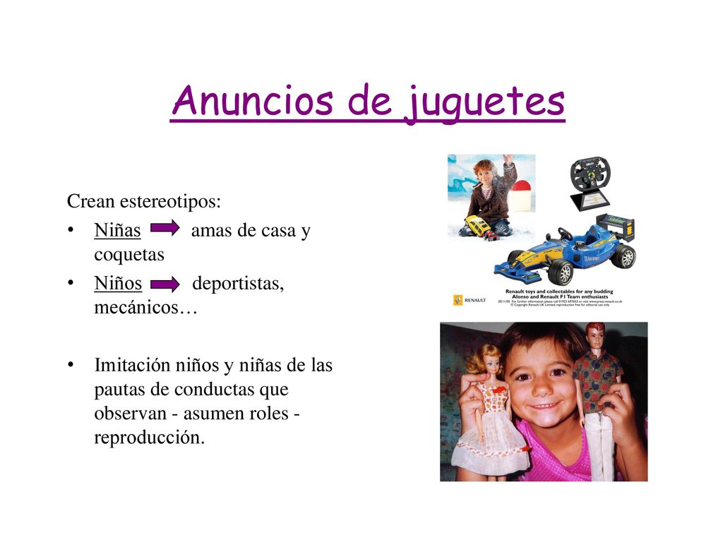 Anuncios de juguetes Crean estereotipos: Niñas amas de casa y coquetas